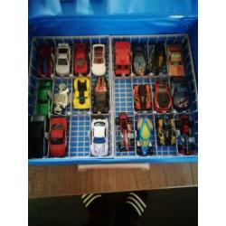 Hotwheels opbergboxen met autootjes