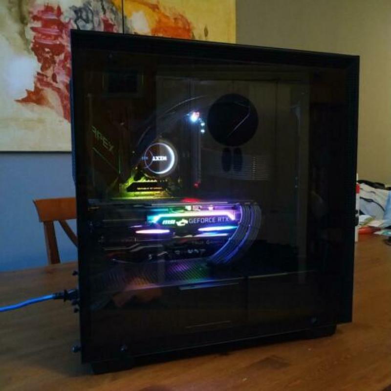 Custom Game PC Intel i7 9700k 4.9GHz, RTX 2080 GAMING X TRIO