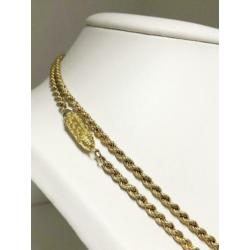 Antiek 14 K Gouden Koord Collier Jaren '20- 100 cm / 13,95 g