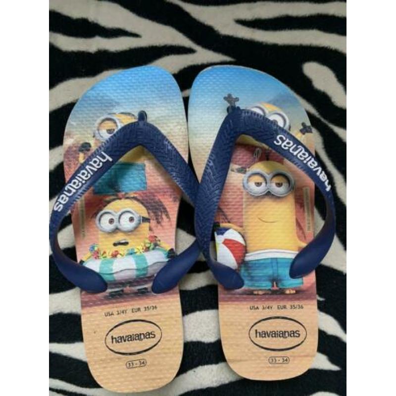 havaianas slippers minions maat 33/34