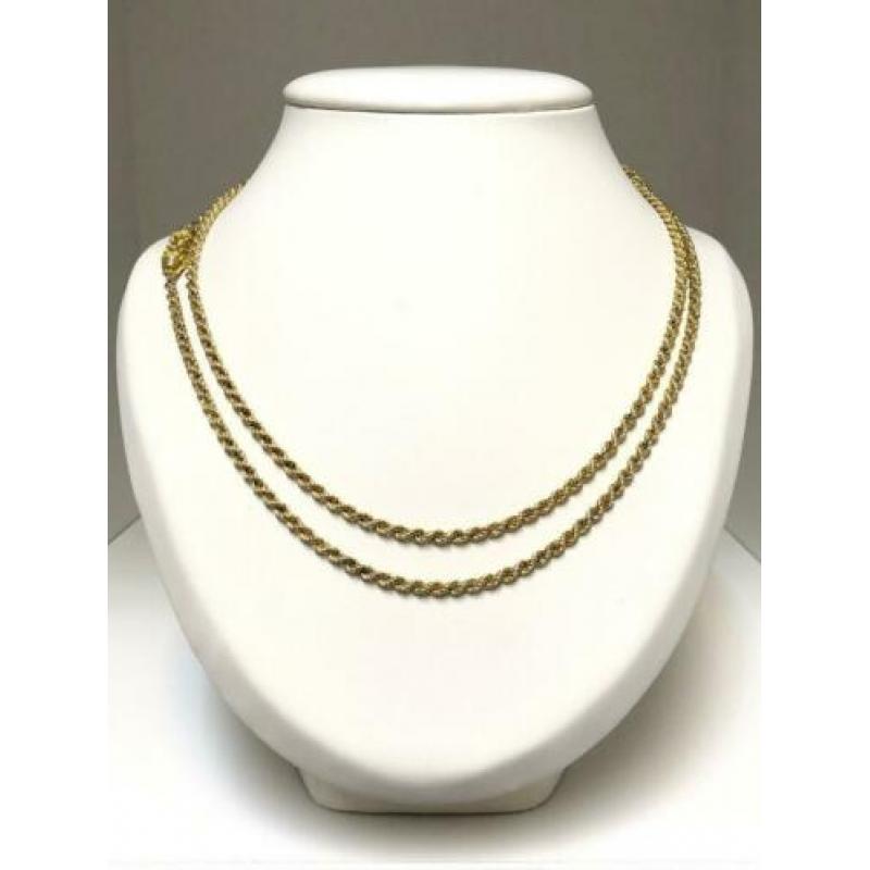 Antiek 14 K Gouden Koord Collier Jaren '20- 100 cm / 13,95 g