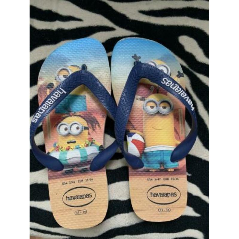 havaianas slippers minions maat 33/34