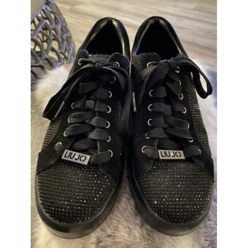 Liu Jo glitter zwart sneakers nette schoenen