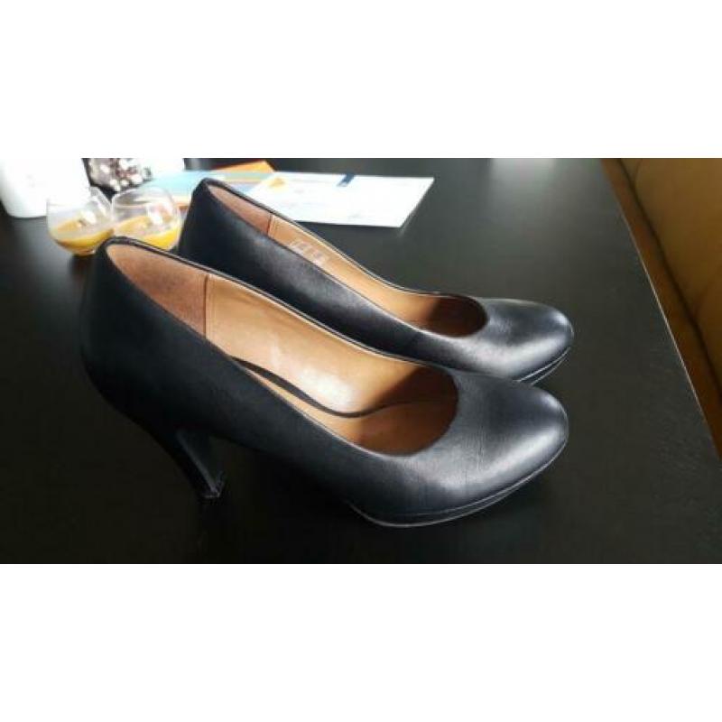 Leren mat zwarte pumps Clarks (maat 37)