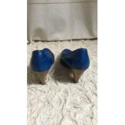 Blauwe pumps Maat 36