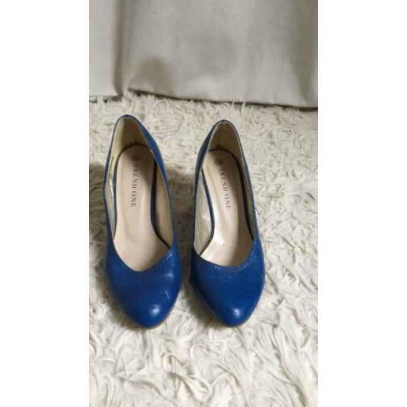 Blauwe pumps Maat 36