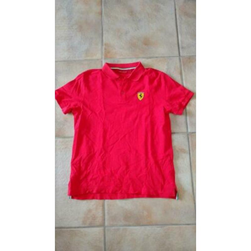 Orgineel Ferrari polo shirt maat 176.