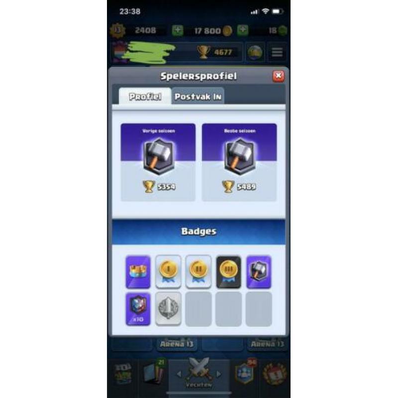 Clash royale account Max level 13