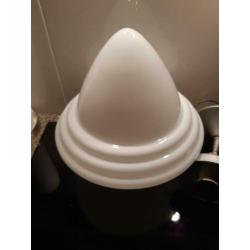 Art deco lamp hanglamp hallamp schoollamp opaline kap