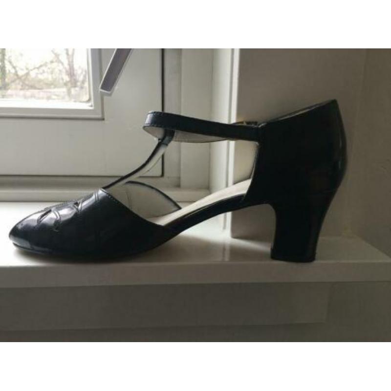 Ara Jenny 39 G Durea Zwarte Gala Feest Schoenen vintage