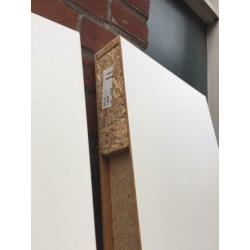 2x Lack wandplank 190cm wit