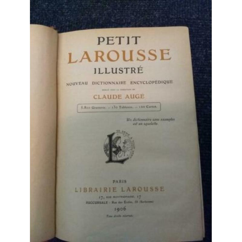 Antieke geïllustreerde Larousse