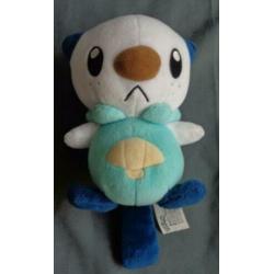 2011 Tomy Nintendo POKEMON 501 Oshawott knuffel 16cm plush s