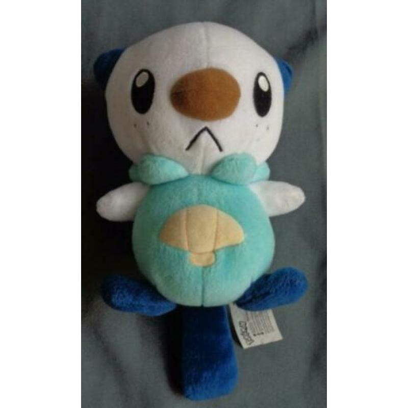 2011 Tomy Nintendo POKEMON 501 Oshawott knuffel 16cm plush s