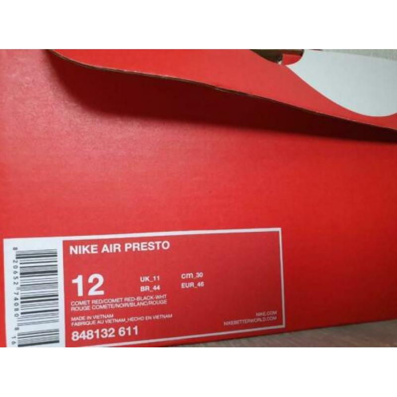 Nike air Presto Comet Red - maat 46