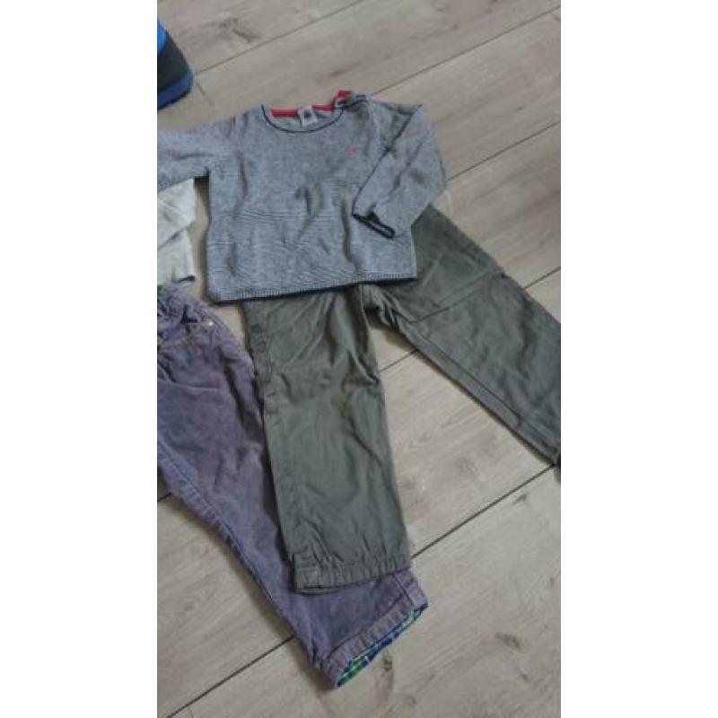 kinderkleding pakket, maat 86 92 broek trui romper