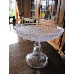 Prachtige kristal Val St Lambert tazza compotier -