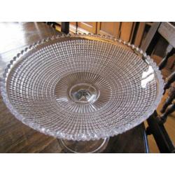 Prachtige kristal Val St Lambert tazza compotier -