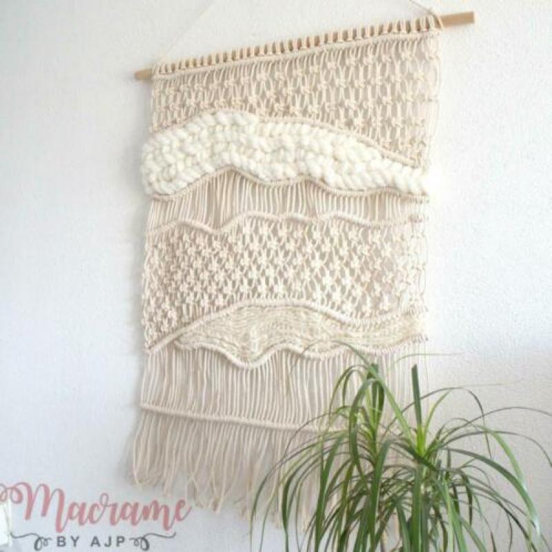 Macrame Muurhanger "INVERNO"