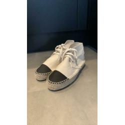 My jewellery espadrilles crème zwart maat 38