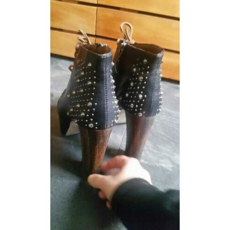 Lorenzo Mari punk goth platform hakken spikes studs mt 36