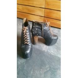 Lorenzo Mari punk goth platform hakken spikes studs mt 36