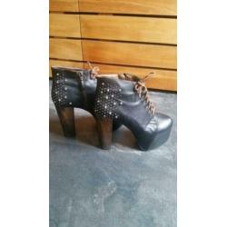 Lorenzo Mari punk goth platform hakken spikes studs mt 36