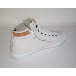 YELLOW CAB - leren boots Boogie white - maat 37