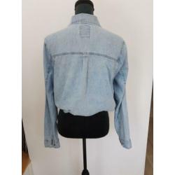 Lichte Spijkerblouse XL / Jeans blouse lichtblauw / 44