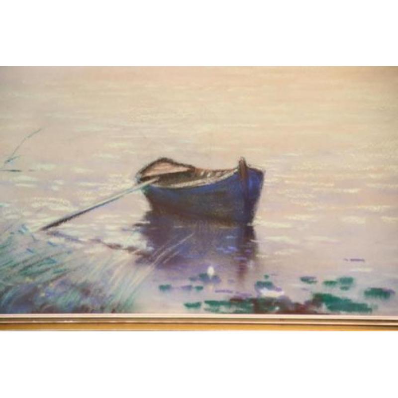 Martinus Johannes Korpershoek (1880-1935)Bootje op het water