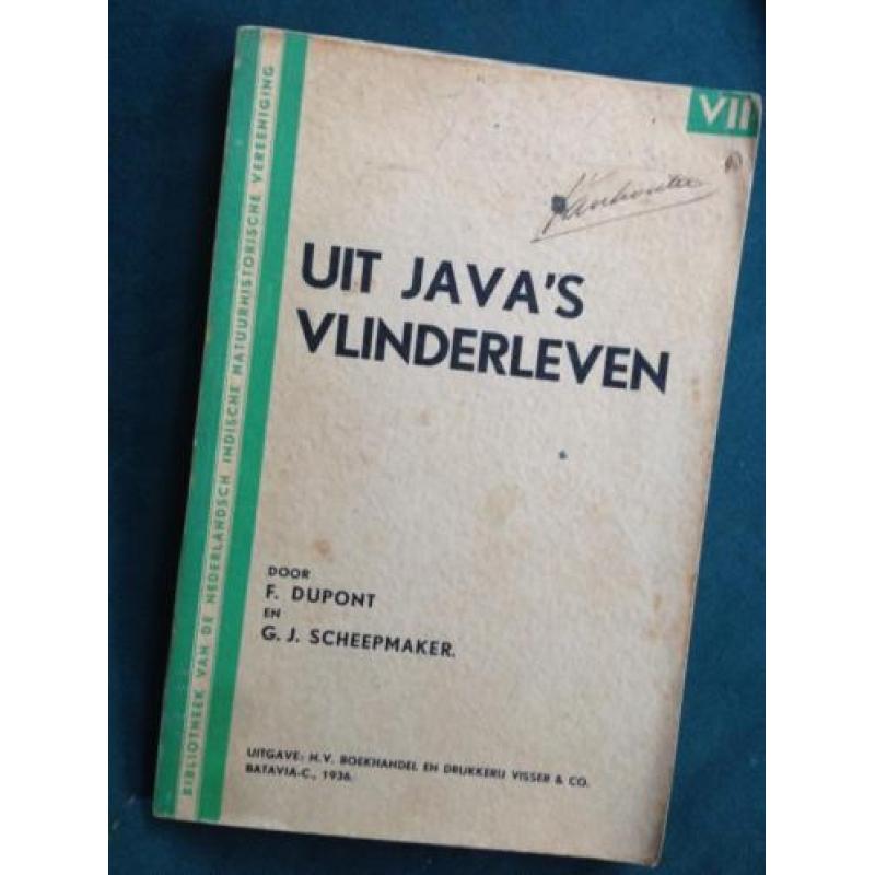 Uit Java's vlinderleven. 1936 (zeldzame uitgave)