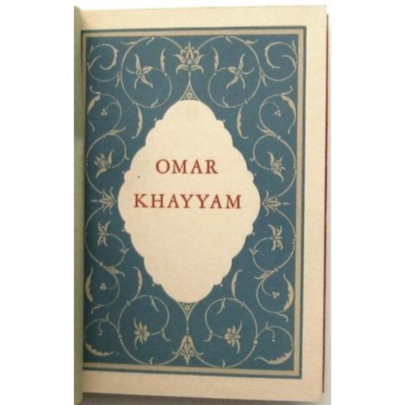 Robaiyat 1960 Omar Khayyam L'Edition d'Art H. Piazza R9124