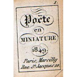 Poète en miniature (1849)