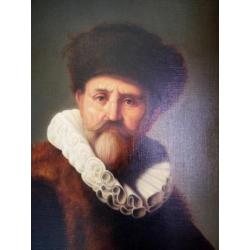 Te koop aangeboden: Doek portret Nicolaes Ruts