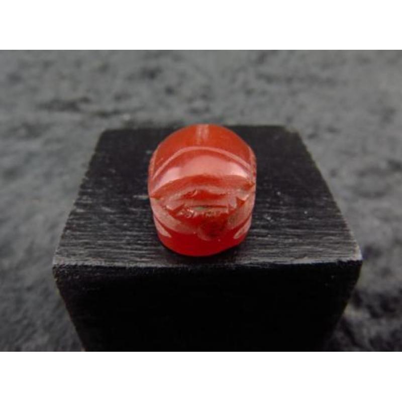 Egyptian carnelian scarab