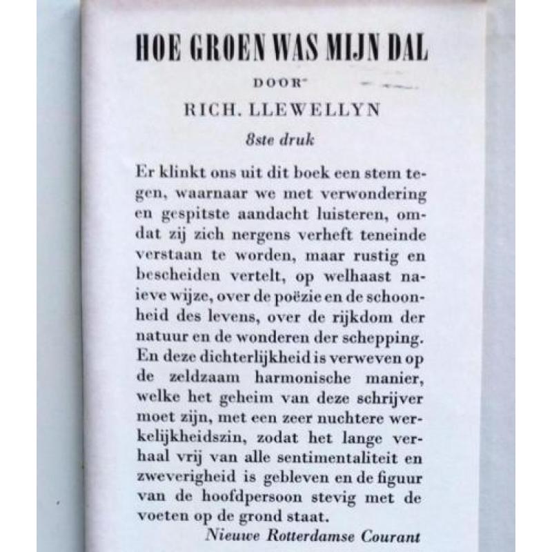 Richard Llewellyn - Hoe groen was mijn dal