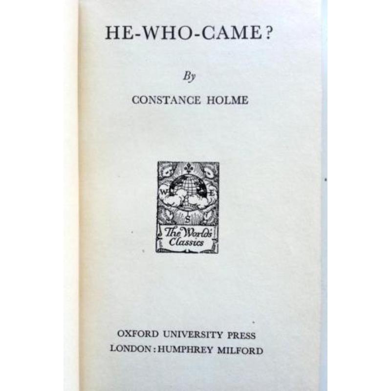 Constance Holme - He-Who-Came? (Engelstalig)