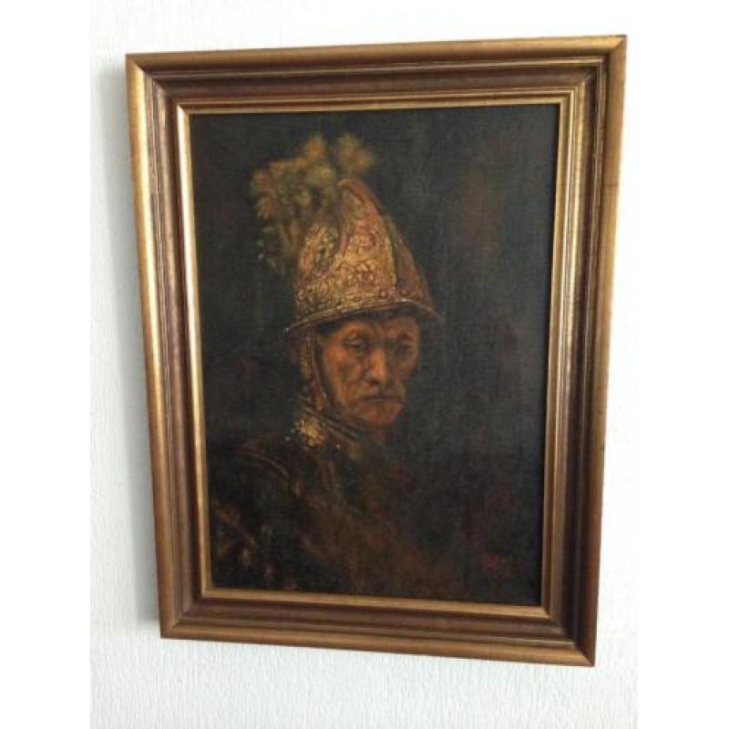 De man met de gouden helm H.BAUR '67 Rembrandt replica