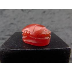 Egyptian carnelian scarab