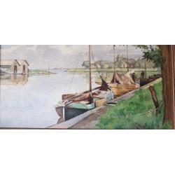 H.Van Gessel Schilderij/title:Muiderslot 32