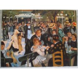 Olieverf -Bal du Moulin de la Galette - Renoir 60,5 x 80 cm