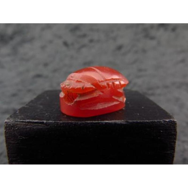 Egyptian carnelian scarab