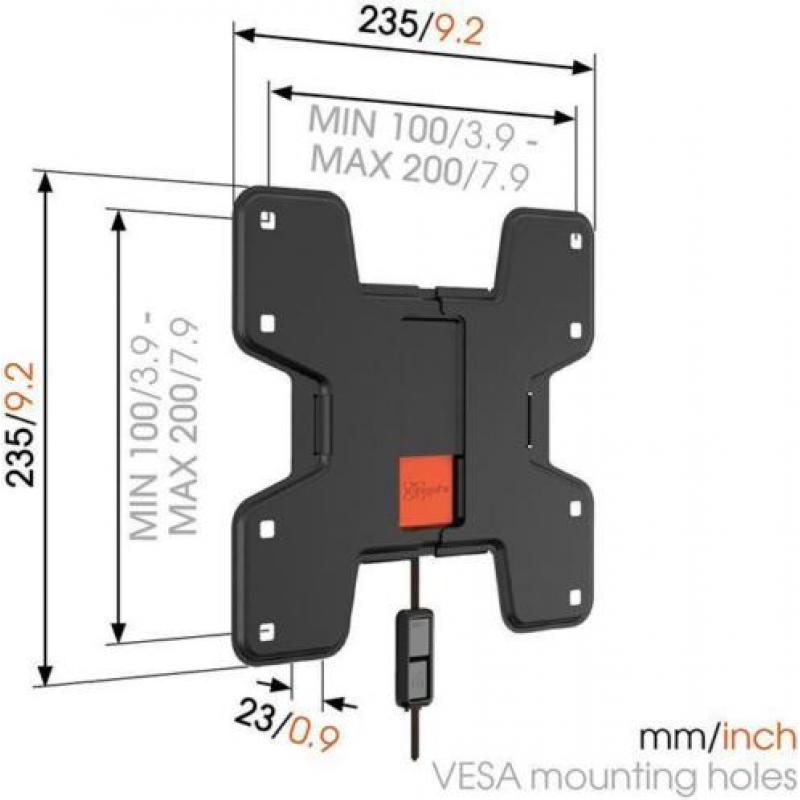 Vogels WALL 2105 muurbeugels