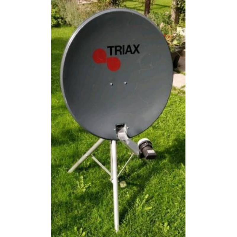 Triax TDS 64 cm schotel + MVision HD-400S ontvanger + satfin