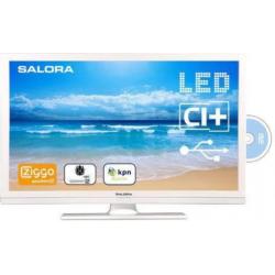 Salora 24LED8115CDW+Digitale tv-module+Vogel ophangbeugel