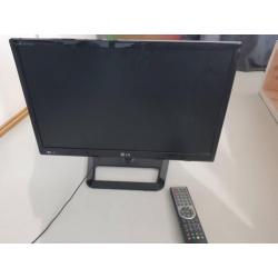 LG televisie - Flatron M2252D-PZ Zwart