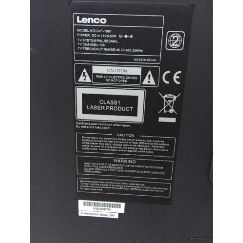 Lenco DVT-1901 LCD TV met DVD speler