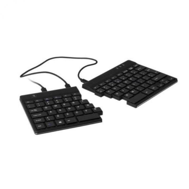 R-go split ergonomisch toetsenbord, qwerty (nordic), zwar...