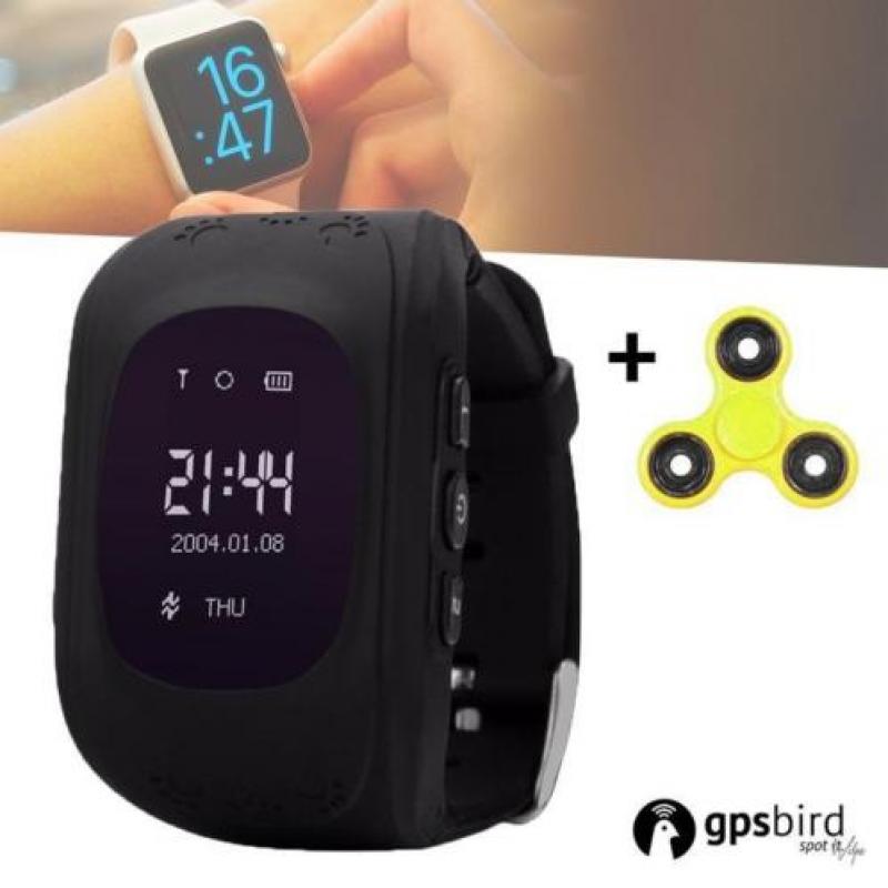 GpsBird Kinder GPS Smartwatch met Gratis Spinner