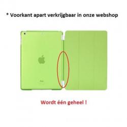 iPad PRO 12.9 achterkant hoes hoesje case doorzichtig -Groen